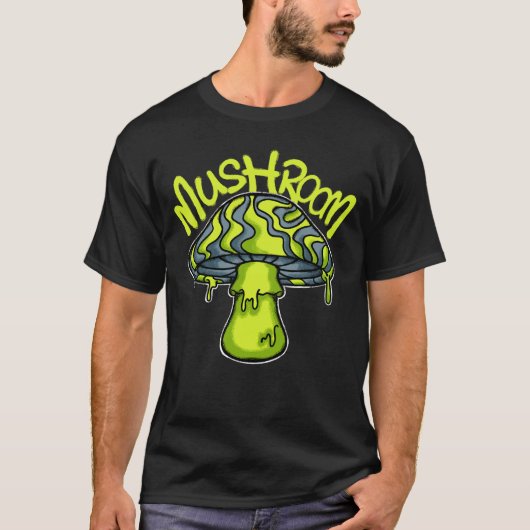 T-shirt Psychedelic Mushroom streetwear (Devant)