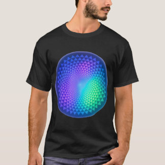 T-shirt Psychedelic Triangle Mandala Scales