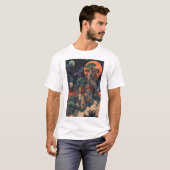 T-shirt Psychédélique DMT Ukiyo-e Baobab Bonsai Tree T-shi (Devant entier)