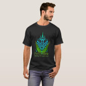 T-shirt Psychédélique Goa Trance Darkpsy Psytrance 1 (Devant entier)