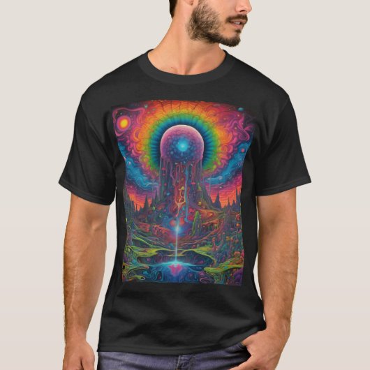 T-Shirt Psychédélique Homme (Devant)