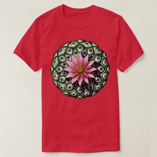 T-shirt Psychédélique Peyote Cactus (Design devant)