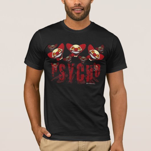 T-SHIRT PSYCHO (Devant)