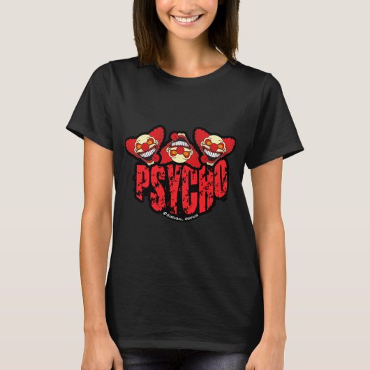 T-shirt Psycho Clown (Devant)