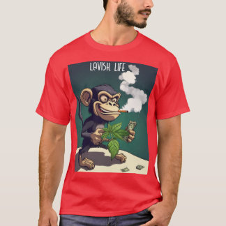 T-shirt psycho Monkey Lavish T- Shirt