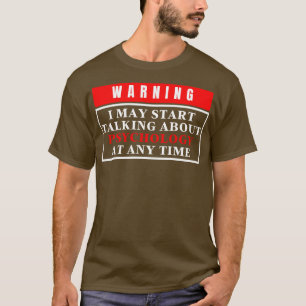 T-shirt Psychologie d'avertissement 5