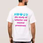 T-shirt Psychologie de cerveau (Dos)