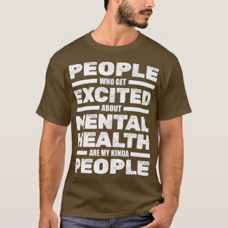 T-shirt Psychologie Psychologie Santé Mentale - École De T