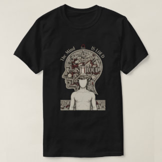 T-shirt Psychologie Streetwear | Graphisme Labyrinthe de l