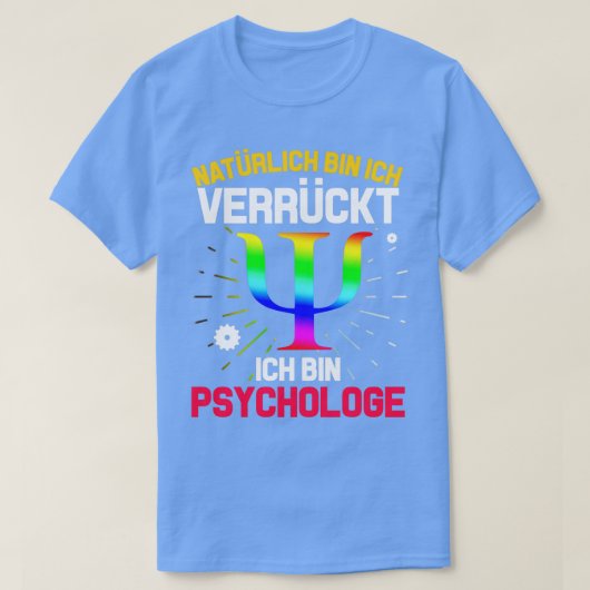T-shirt Psychologue 1 (Design devant)