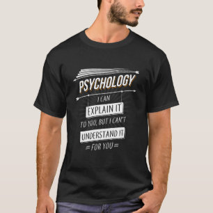 T-shirt Psychologue Cadeau Drôle Design Avec Psychologie Q