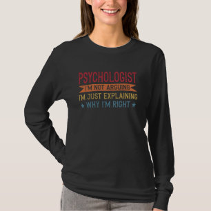 T-shirt Psychologue de citation de profession amusante