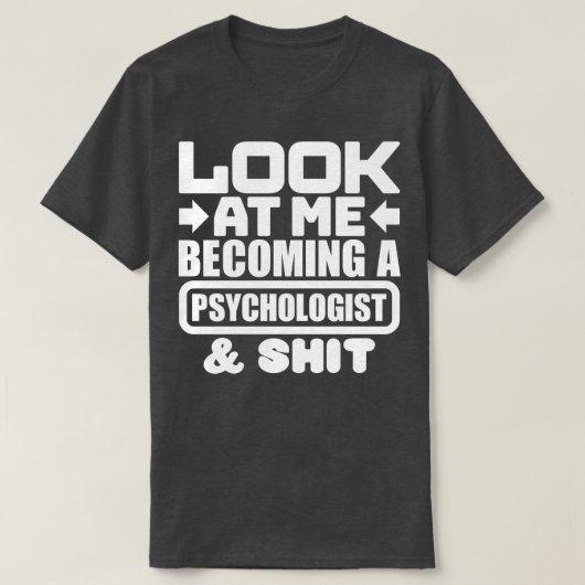T-shirt Psychologue Diplôme 1 (Design devant)