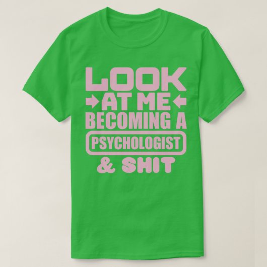 T-shirt Psychologue Diplôme 2 (Design devant)