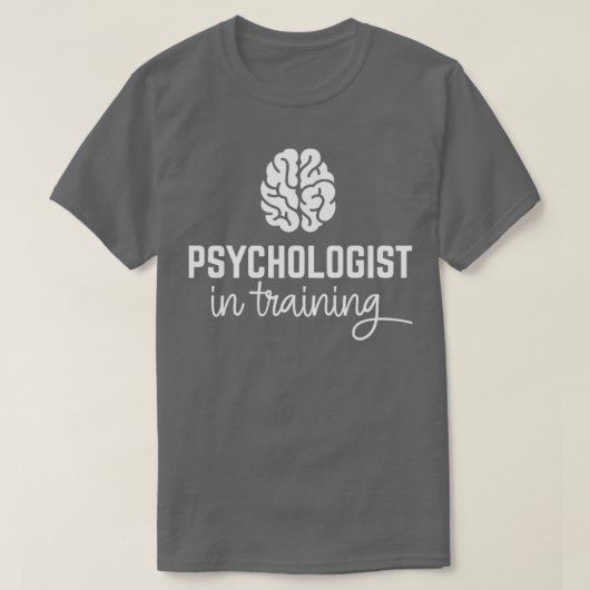 T-shirt Psychologue en formation (Design devant)
