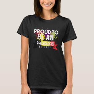 T-shirt Psychologue fier citoyen Profession carrière trava