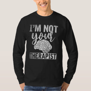 T-shirt Psychologue Psychothérapeute Cerveau Science Psych