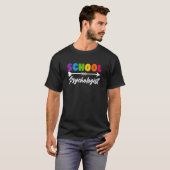 T-shirt Psychologue Scolaire Hommes Femmes Enseignants Psy (Devant entier)