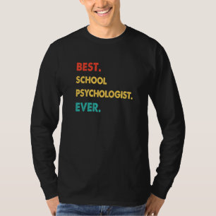 T-shirt PSYCHOLOGUE SCOLAIRE Rétro Meilleur PSYCHOLOGUE SC