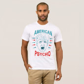 T-shirt psychopathe américain d'atout (Devant entier)