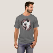 T-shirt psychopathe de panda (Devant entier)