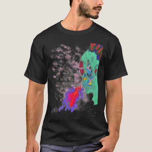 T-shirt psychovomit (Devant)