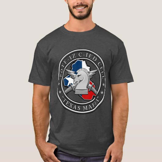 T-SHIRT PSYOPS TEXAS MAFIA (Devant)