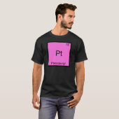 T-shirt Pt - Pterodactyl Funny Chimie Élément Symbole (Devant entier)
