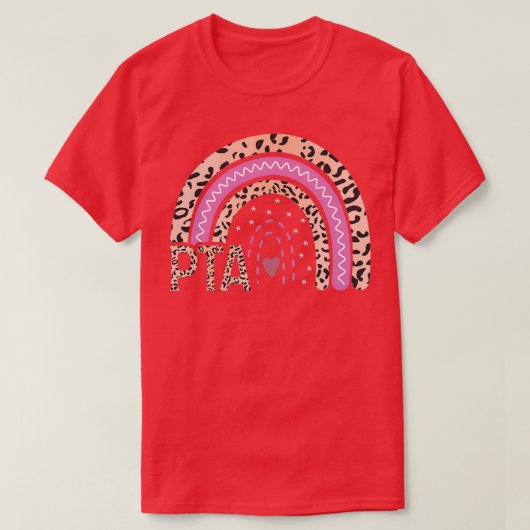T-shirt PTA Leopard Arc-en-ciel Assistant de physiothérapi (Design devant)