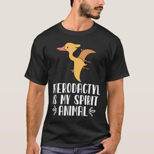 T-shirt Pterodactyl est Mon Esprit Animal (Devant)