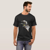 T-shirt Ptérodactyle Oiseau Robot Machine Dinosaure Monstr (Devant entier)