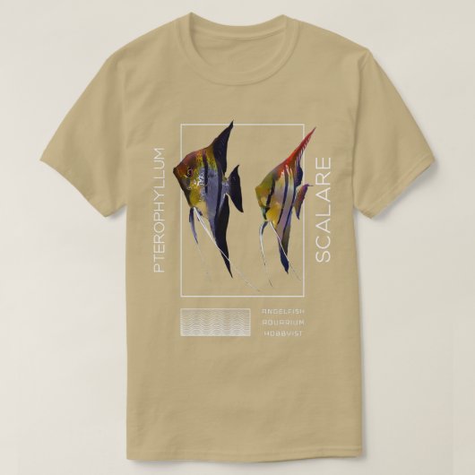 T-shirt Pterophyllum scalaire (Design devant)