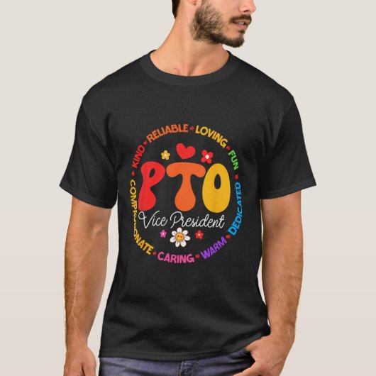 T-shirt Pto Vice President Back To School Matching Parent (Devant)