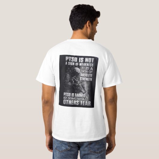 T-SHIRT PTSD (Dos entier)