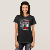 T-shirt Ptsd Post Traumatic Stress Disorder Force Aware (Devant entier)
