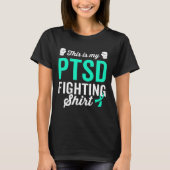 T-shirt Ptsd Stress Guerrier Survivor Sensibilisation Obte (Devant)