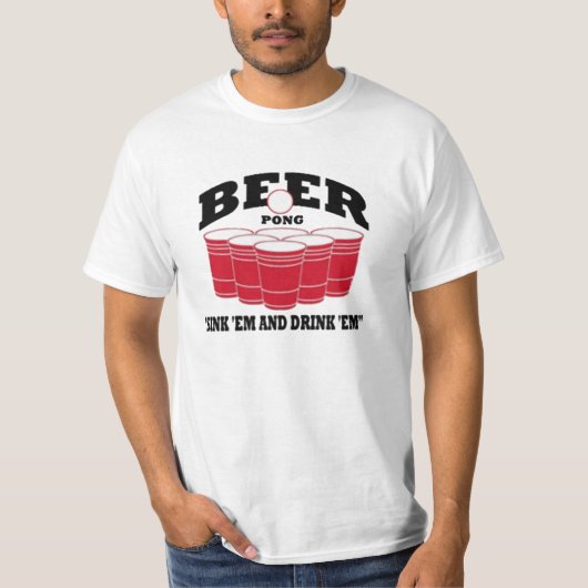 T-shirt Puanteur de bière (Devant)