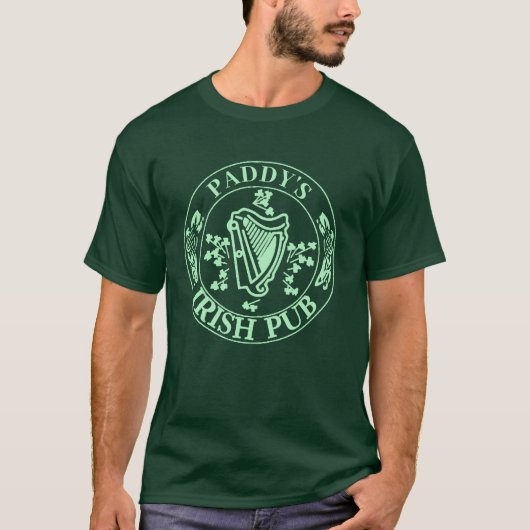 T-SHIRT PUB IRLANDAIS PERSONNALISÉ (Devant)