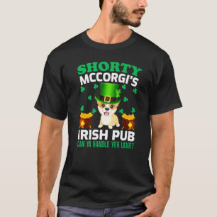 T-shirt Pub Irlandais Shorty Mccorgi Jour de la Saint-Patr