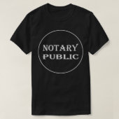 T-shirt Public du notaire  (Design devant)