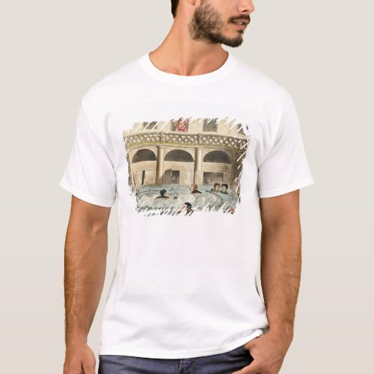 T-shirt Public se baignant à Bath, ou cuisson à la (Devant)