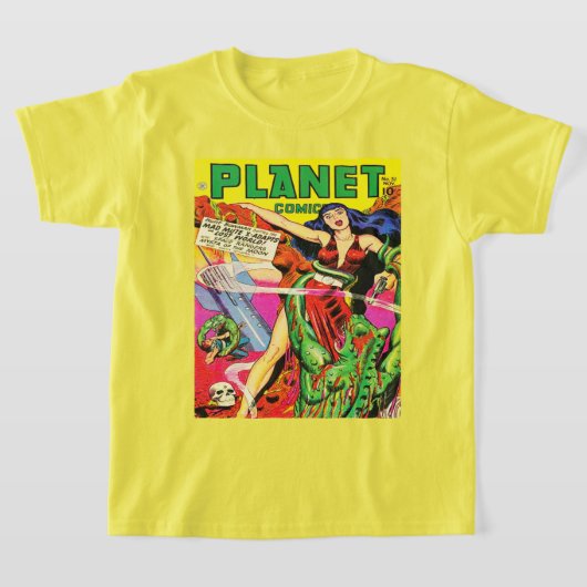 T-SHIRT PUBLICATION CLASSIC 1940 SCI FI COMICS (Poser)