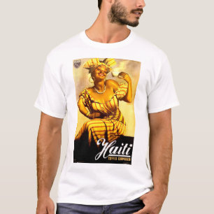 T-shirt Publicité de la 1950s Haiti Coffee Corporation