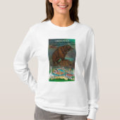 T-shirt Publicité internationale Pacifique d'expo du (Devant)