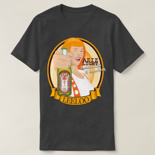 T-shirt Publicité légère Aziz  (Design devant)