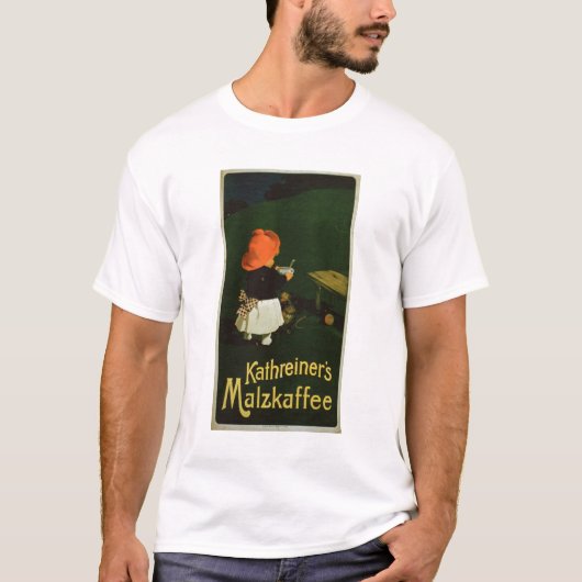 T-shirt Publicité par affichage pour le 'malt Coffee de (Devant)