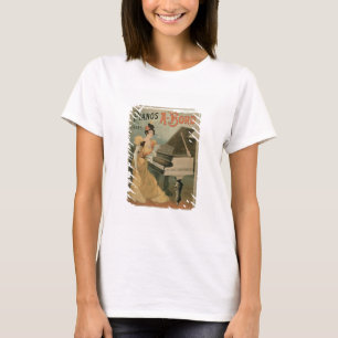 T-shirt Publicité pour "A. Bord Pianos, Paris" (couleur