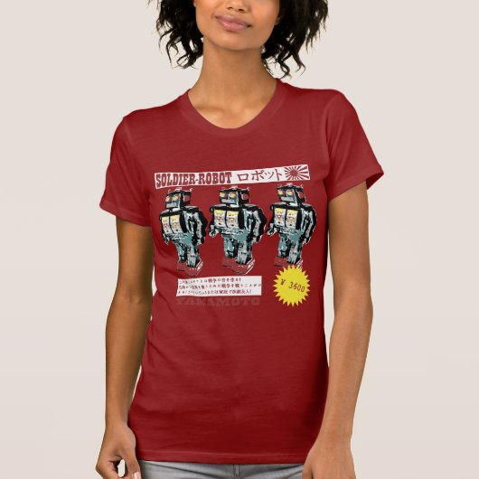 T-shirt Publicité Retro Japonaise Toy Robot (Devant)