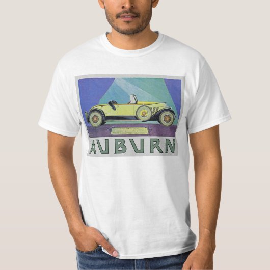 T-shirt Publicité Vintage Auburn Automobile (Devant)