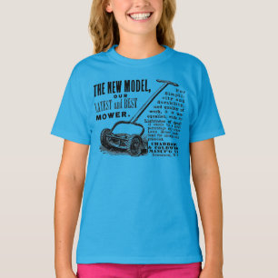 T-shirt Publicité vintage tondeuse à gazon